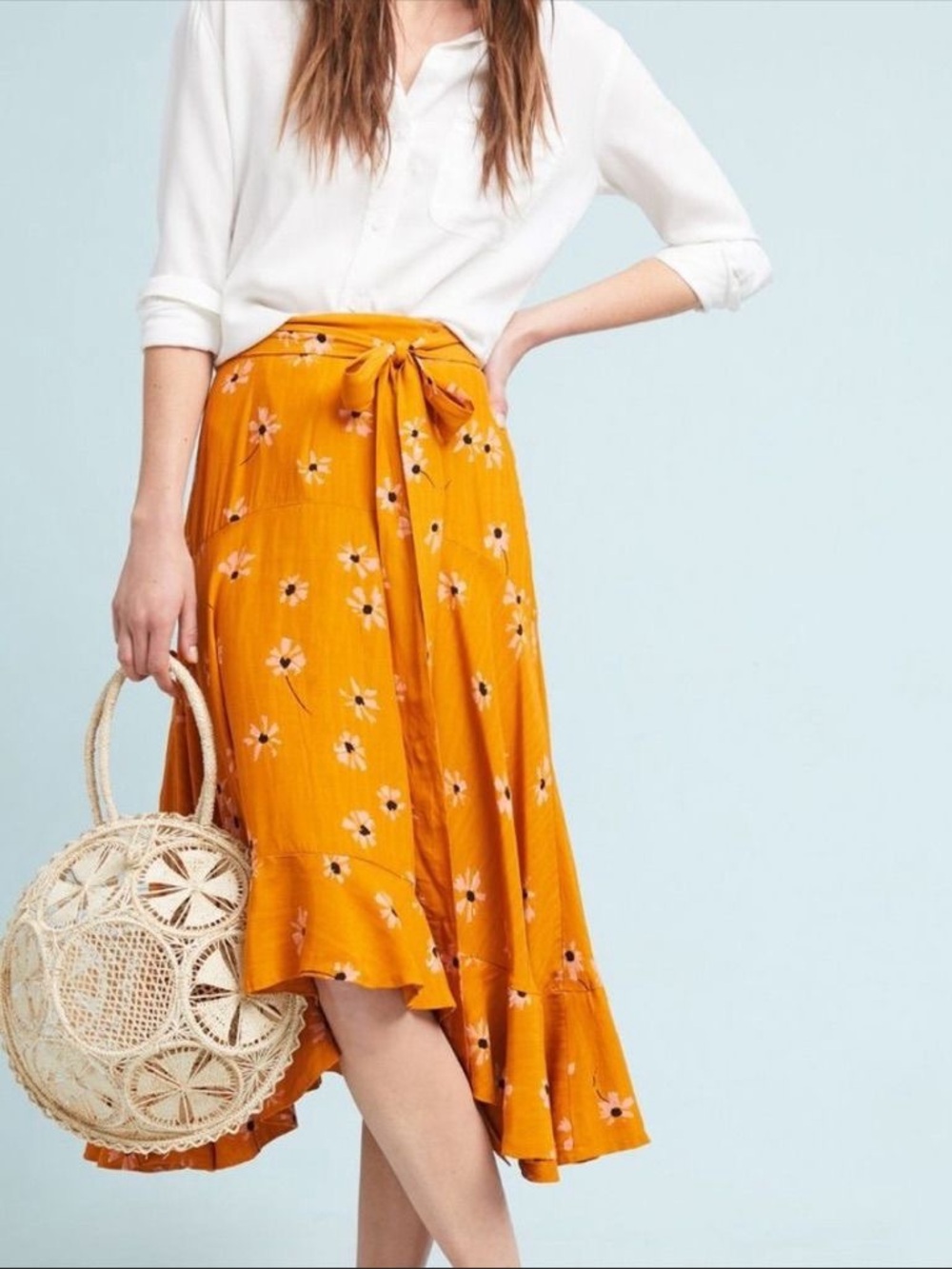 Belted Botany Skirt by Faithful
